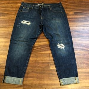 Mid Rise Boyfriend Jeans Sz 16